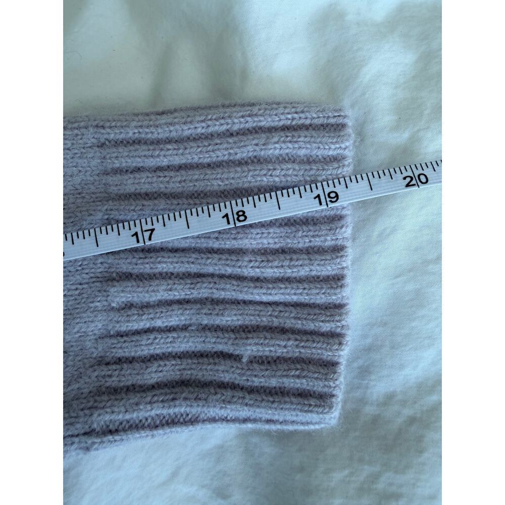 COS Lilac 100% Wool Oversized Crewneck Sweater Small Minimalist Scandi Knit - Picture 7 of 8